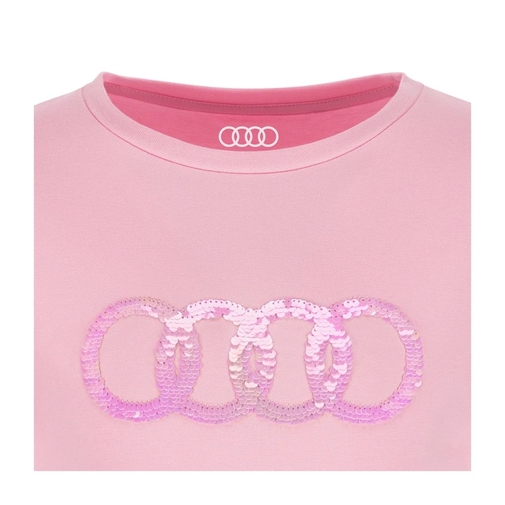 Audi T-Shirt Mädchen, Kinder, rosa
