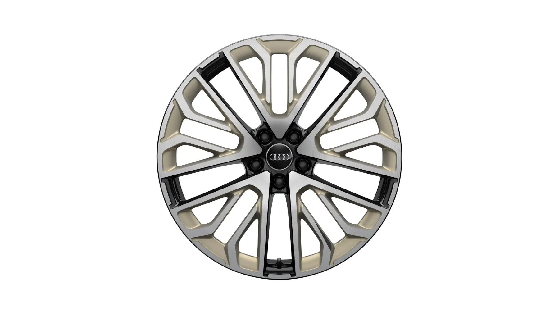 Audi Leichtmetallfelge Sport-Vielsp.-S 8,5x20 5/112/46 Neodymgold matt glanzgedreht