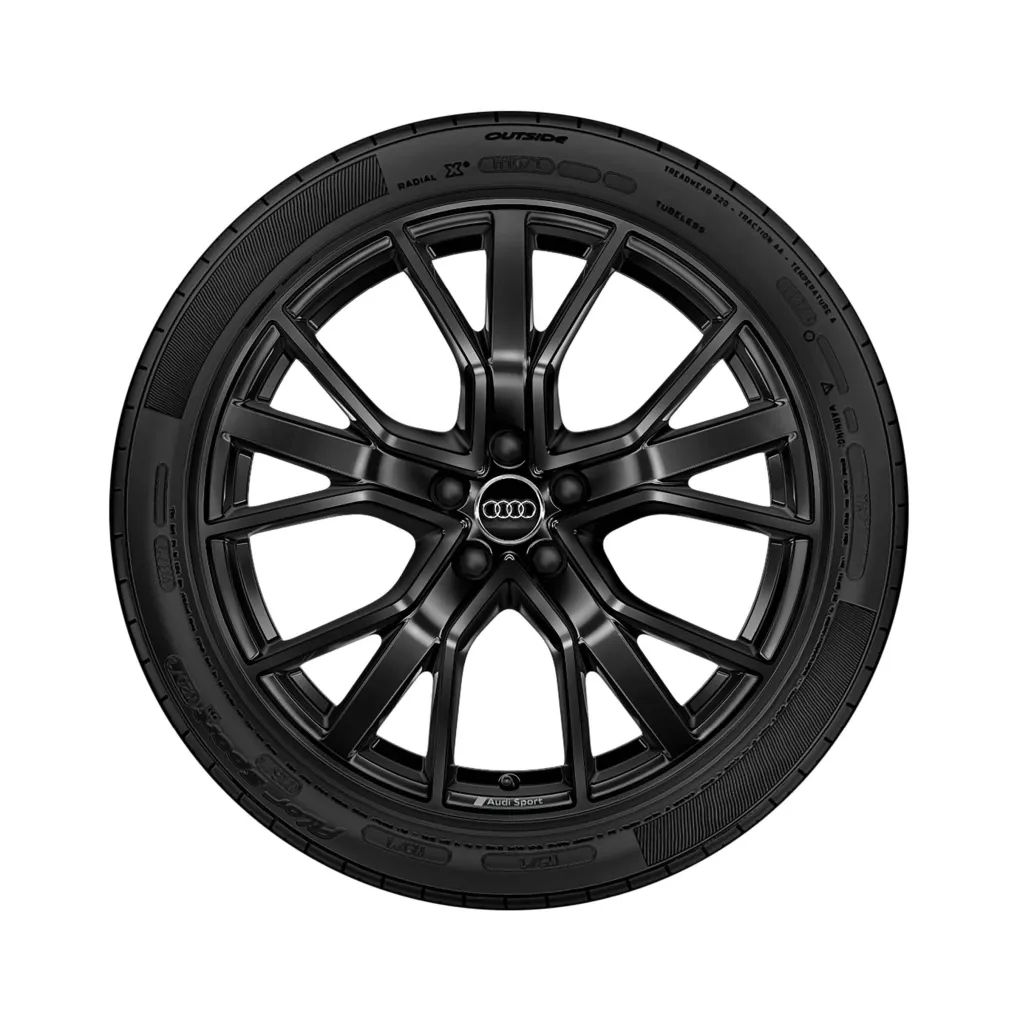 Audi Leichtmetallfelge 5-V-Sp.-Stern 8,5x20 5/112/38 schwarz