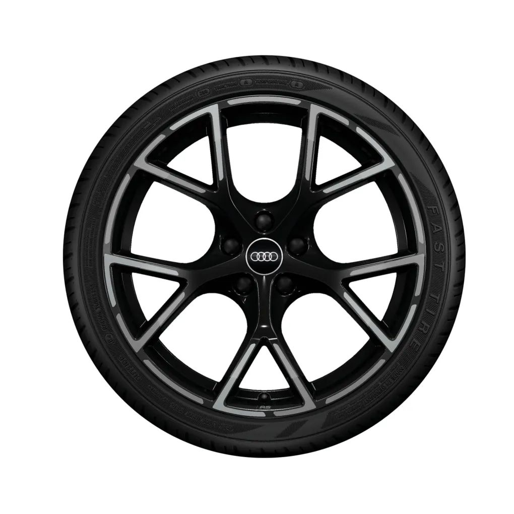 Audi 5-Y-Speichen 9x19 5/112/25 VA schwarz