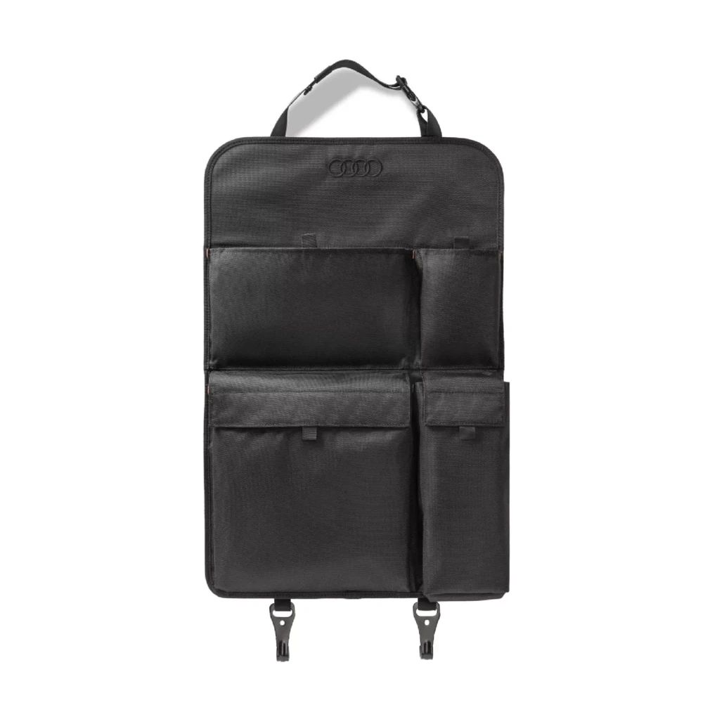 Audi Rückenlehnenschutz mit vier Aufbewahrungsfächern