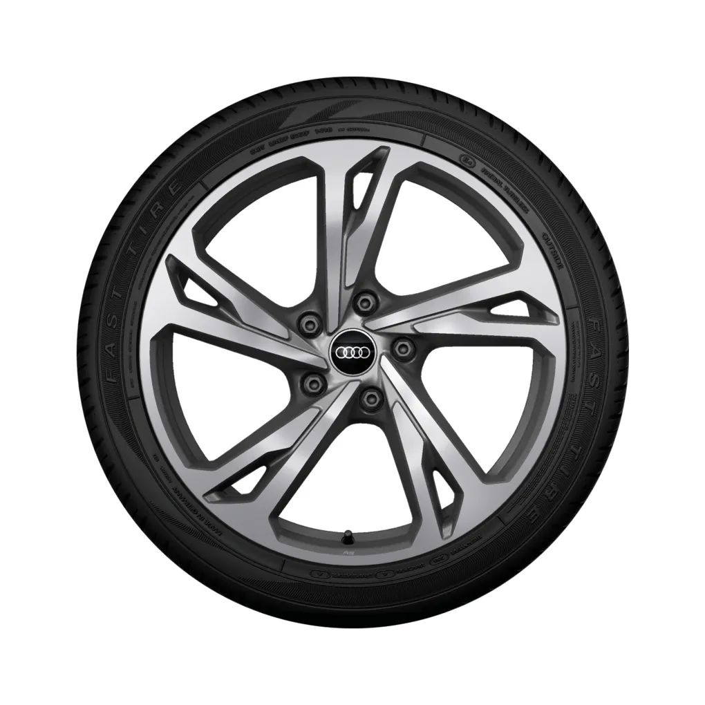 AUDI 5-Doppel-Speichen-D. 9x20 5/112/  galvanosilber