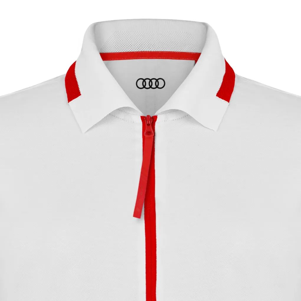 Audi Sport Poloshirt, Damen, weiß