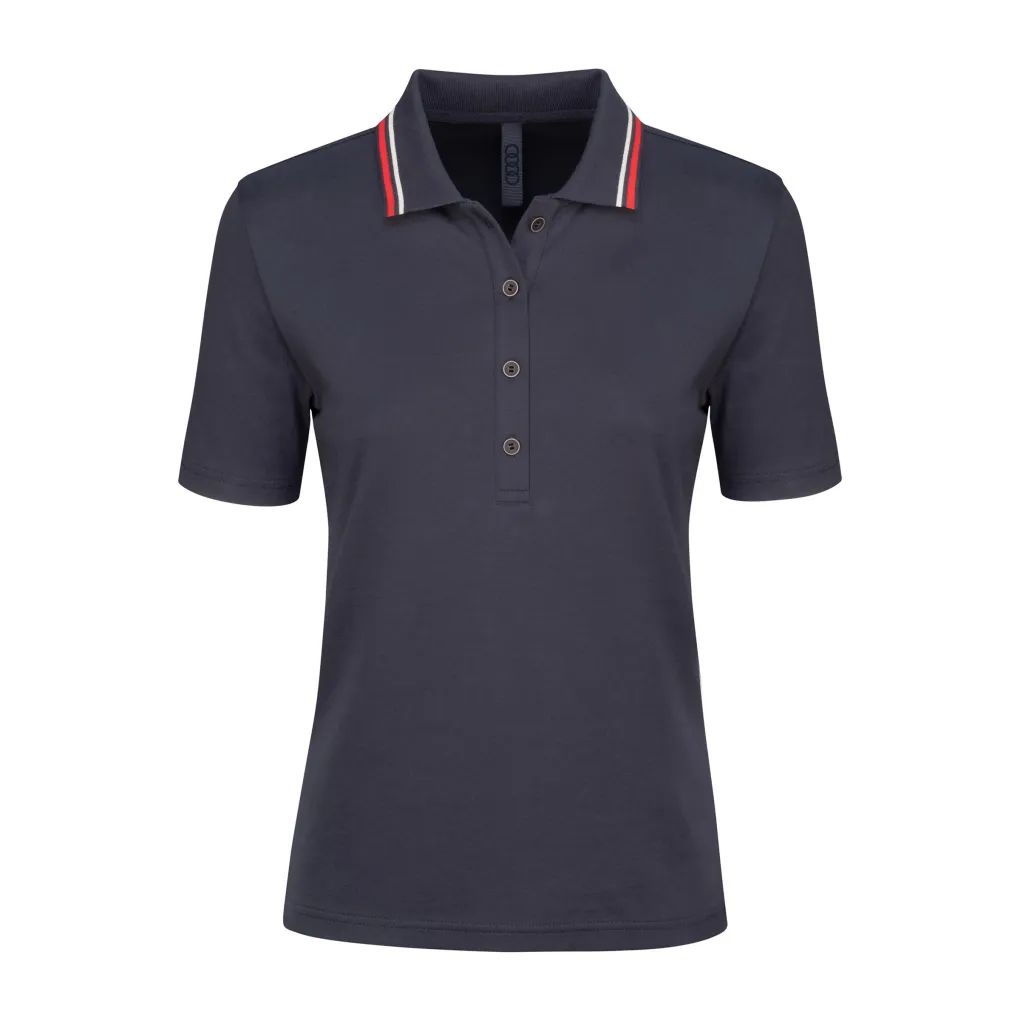 Audi Poloshirt, Damen, dunkelgrau