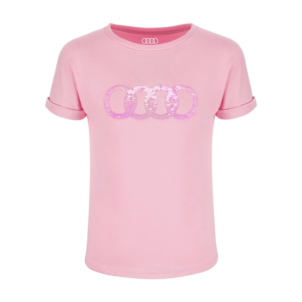 Audi T-Shirt Mädchen, Kinder, rosa
