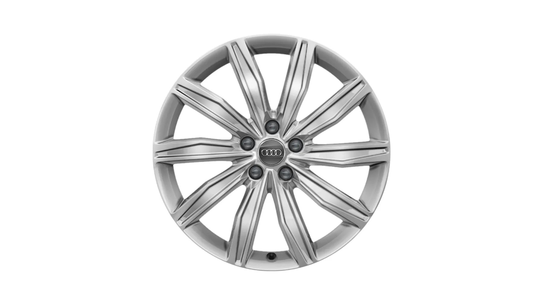Audi Leichtmetallfelge 10-Speichen-Dynamik-Design 8x19 5/112/39 Brillantsilber 